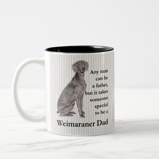 Weimaraner Papa Mug (Gauche)