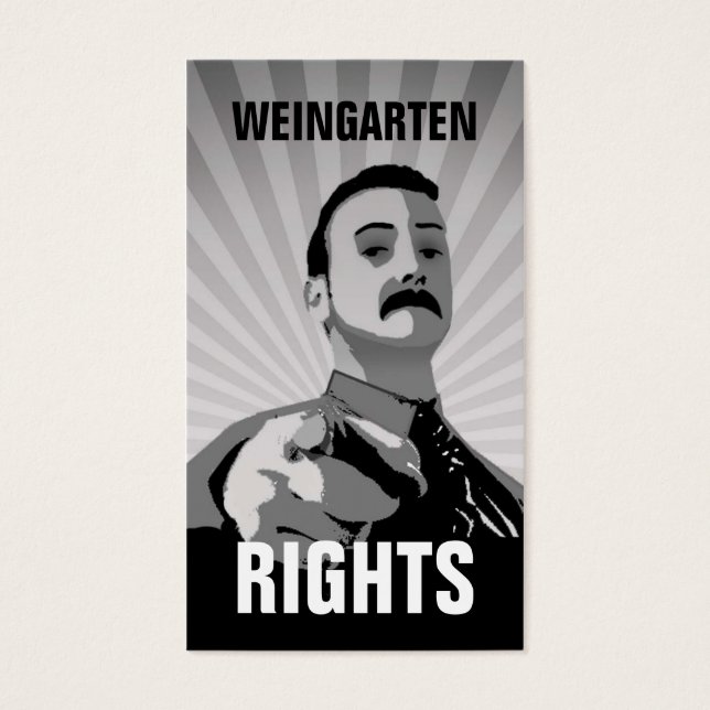WEINGARTEN DROITS CARTE DE VISITE (Devant)