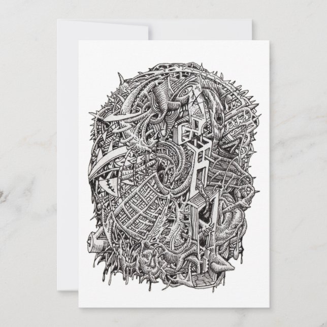 Weirdhead par Brian Benson Flat Card (Devant)