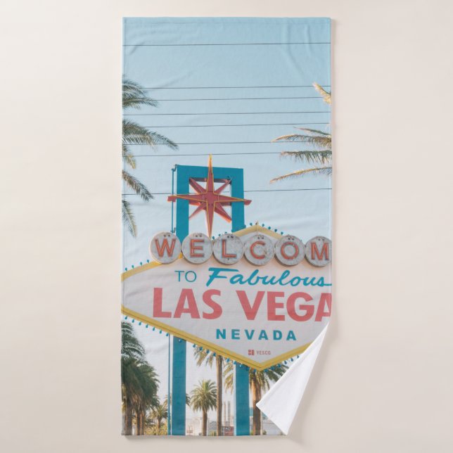 WELCOME TO LAS VEGAS (Serviette de bain)