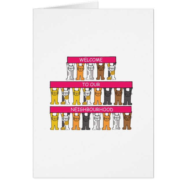 Welcome to Our Neighborhood, Cartoon Cats (Devant)