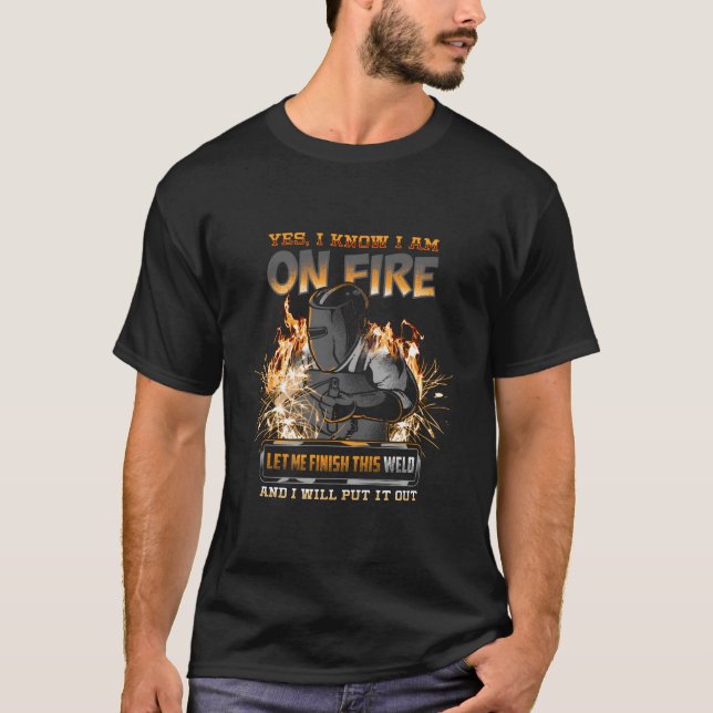 Welder Sweat - shirt à capuche Drôle Dire Soudage  (Devant)