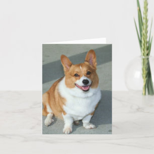 Welsh Corgi carte pour notes