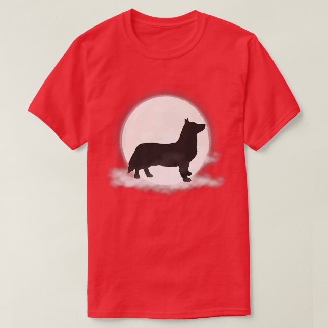 Welsh Corgi Dog Retro Premium T-Shirt Copy Copy Co (Design devant)
