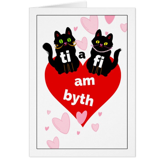 Welsh St. Dwynwen's Day Ti a Fi am Byth (Devant)