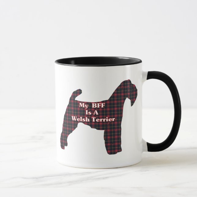 Welsh Terrier BFF Mug (Droite)