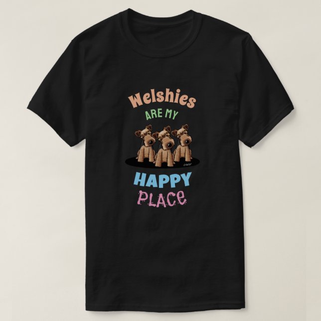 Welshies HEUREUX T-shirt KiniArt (Design devant)