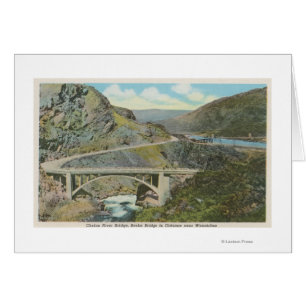 Wenatchee, WAView du pont de la rivière Chelan