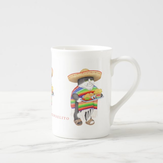 WENDELITO Bone China Mug (Droite)