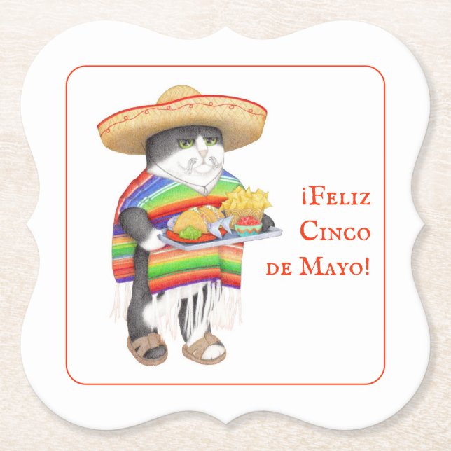 WENDELITO Cinco de Mayo Sous-verre en papier (Devant)