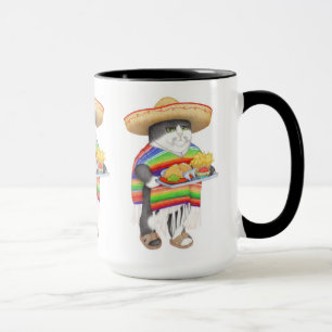 WENDELITO Tall Black Combo Mug