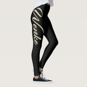 Wenke or blanc Legging personnalisée