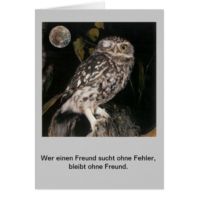 Wer einen Freund....... (Devant)