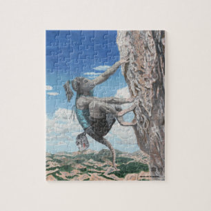 Werat Woman Rock Escalade petit Imaginaire Puzzle
