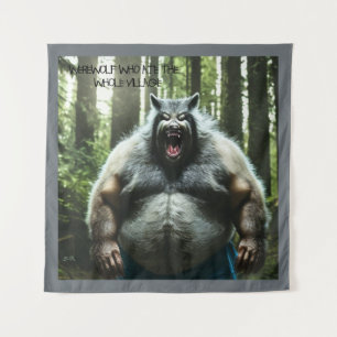 Werewolf Qui A Mangé Toute La tapisserie Du Villag