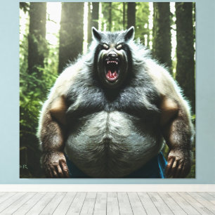 Werewolf Qui A Mangé Toute La Toile Du Village