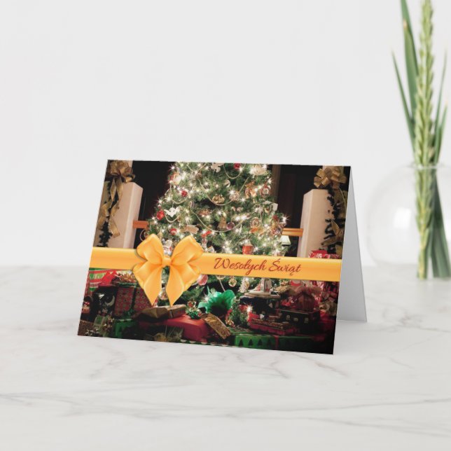 Wesolych Swiat - carte de Joyeux Noël (Devant)
