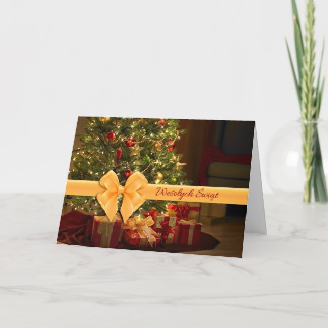 Wesolych Swiat - carte de Joyeux Noël (Devant)