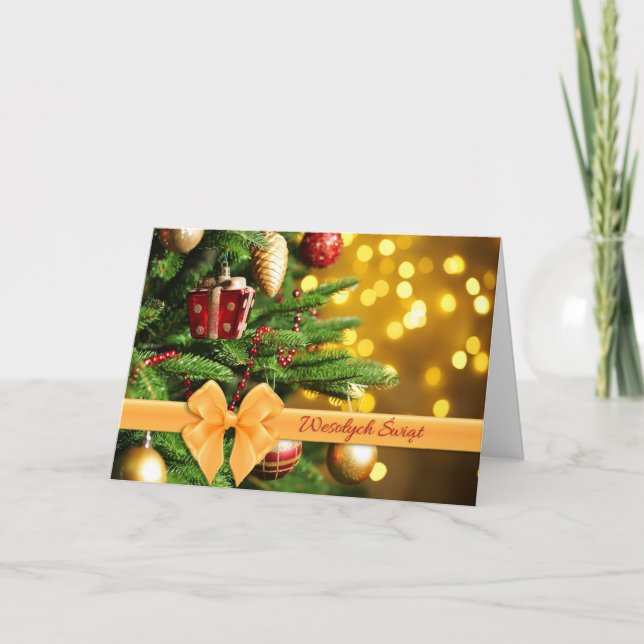 Wesolych Swiat - carte de Joyeux Noël (Devant)