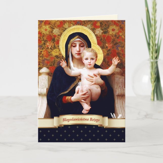 Wesolych Swiat. Cartes de Noël Art en polonais (Devant)