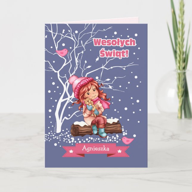 Wesołych Świąt. Cartes de Noël en polonais (Devant)