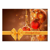 Wesolych Swiat - Joyeuse carte de Noël