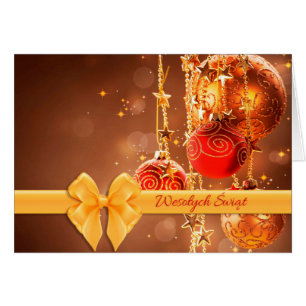 Wesolych Swiat - Joyeuse carte de Noël