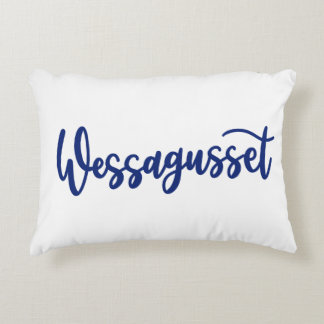 Wessagusset Dainty Scripts Coussin