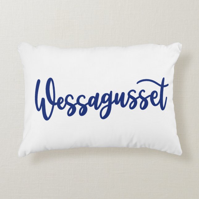 Wessagusset Dainty Scripts Coussin (Devant)