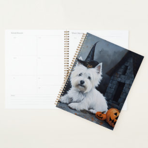West Highland White Terrier Citrouille Halloween
