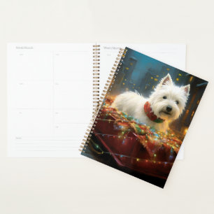 West Highland White Terrier Noël Fête