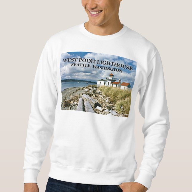 West Point Lighthouse, Sweatshirt de Washington (Devant)