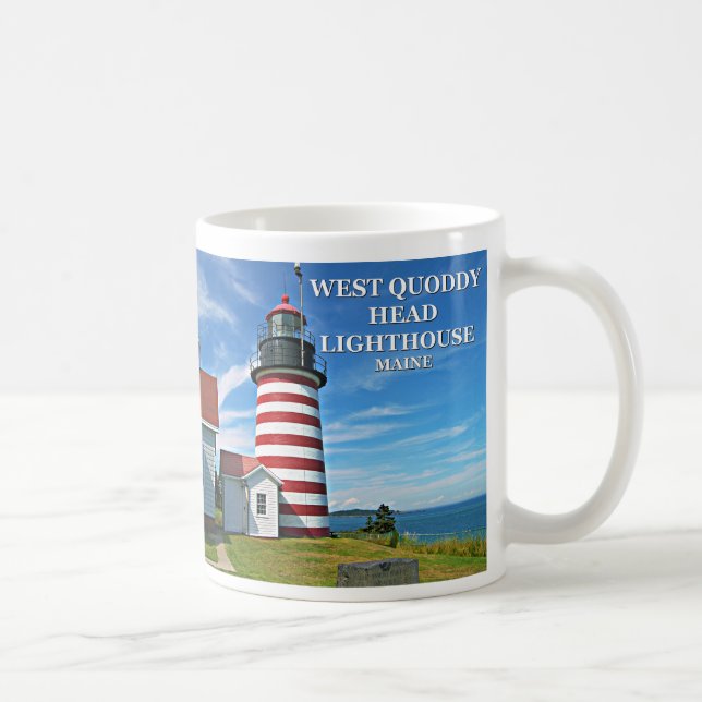 West Quoddy Head Phare, Maine Mug (Droite)