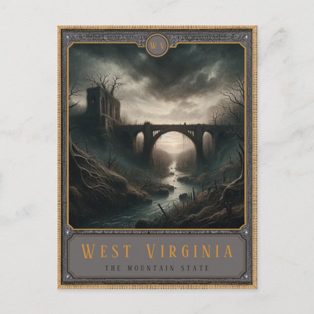 West Virginia | Carte postale Art gothique (Devant)