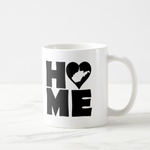 West Virginia Home Heart State Mug ou Travel Mug
