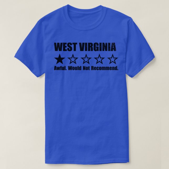 West Virginia One Review TShirt 2 (Design devant)
