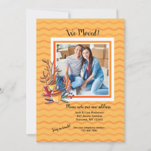 Western Autumn Photo Faire-part de déménagement