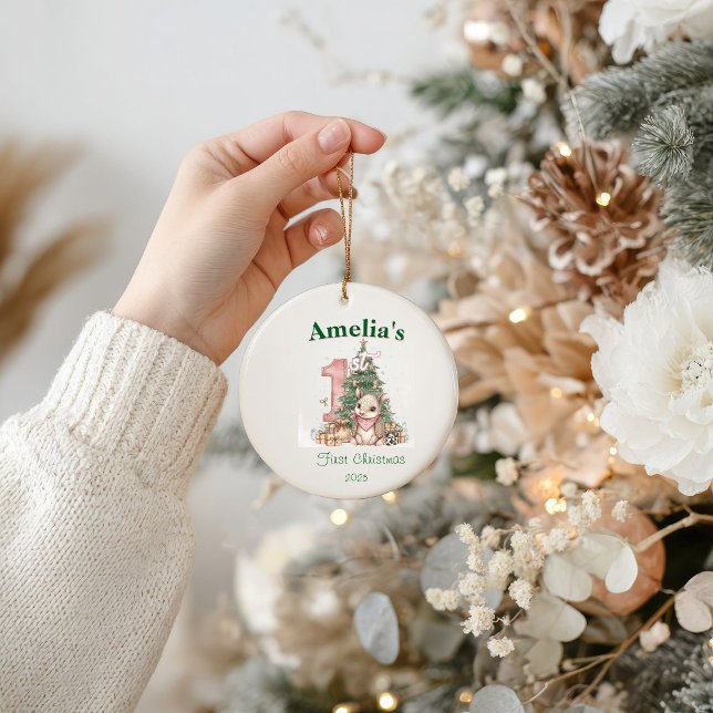 Western Baby Girl First Christmas Pink (Créateur téléchargé)