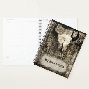 Western Bull Skull Sepia Vintage Rustic