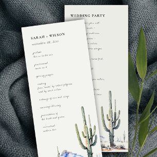 Western Cactus Desert Programme de mariage paysage