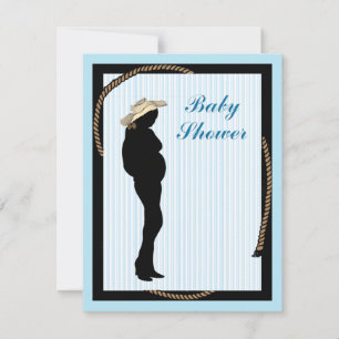 western maman Baby shower Invitation
