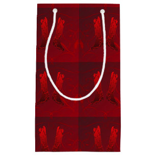Western Red Cowboy Boot Imprimer Sac cadeau