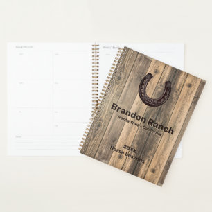 Western Rustic Lucky Horseshoe Leçons d'équitation