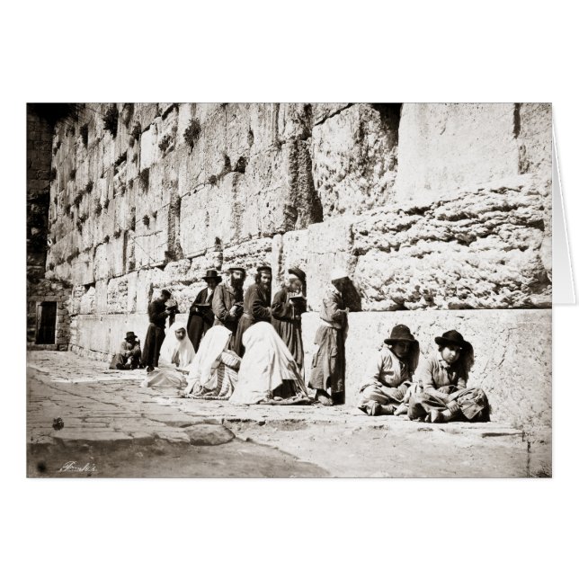 Western Wall- Photo de Felix Bonfils- vers 1870 (Devant horizontal)