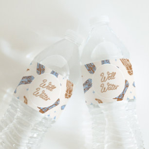 Western Well Water Bottle Étiquettes