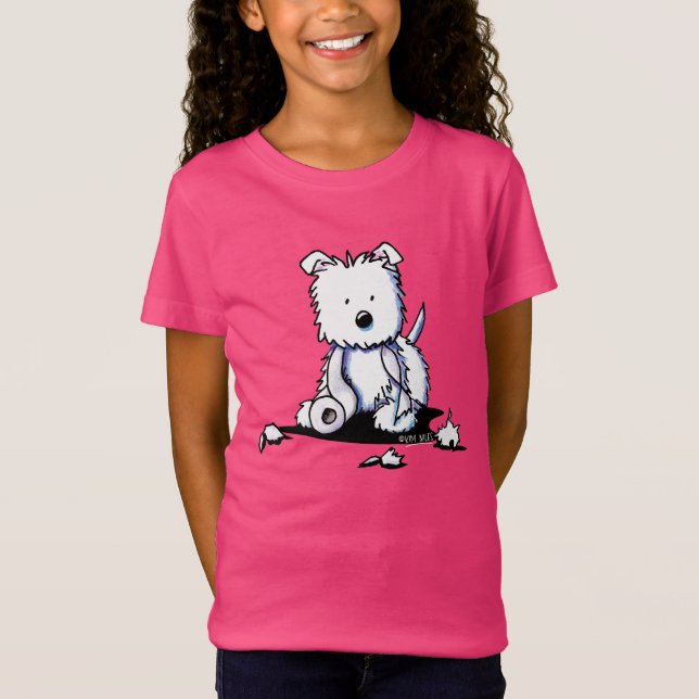 Westie avec t-shirt TP (Devant)