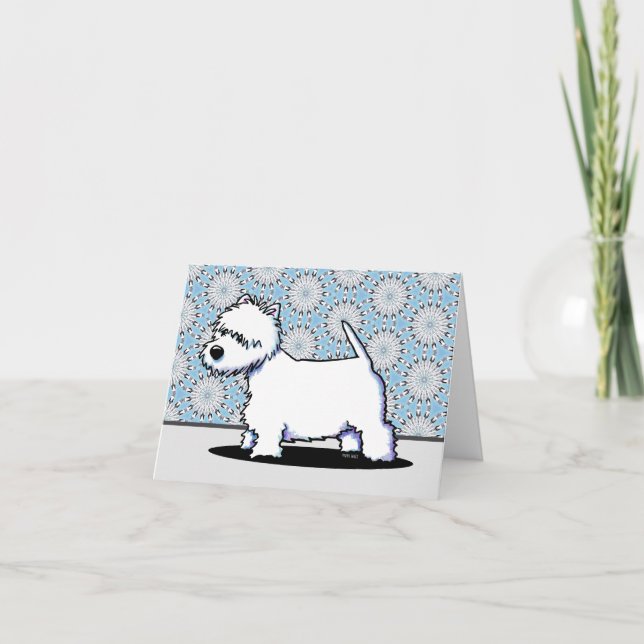 Westie Carte de remerciements (Devant)