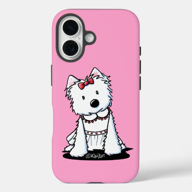 Westie Chien En coque iphone (Verso)