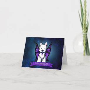 Westie Lupus Carte de remerciements de sensibilisa