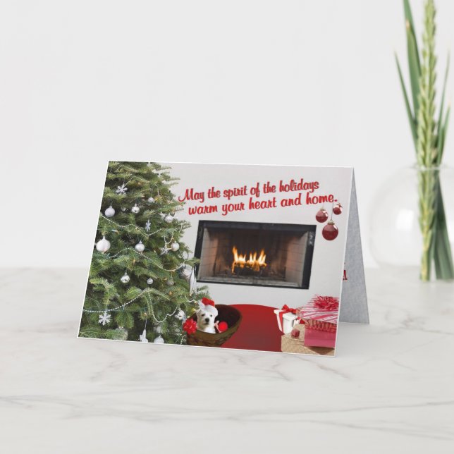 Westie Noël Voeux Carte de voeux #2 (Devant)